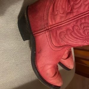 Red Womens size 6 Cowboy Boots